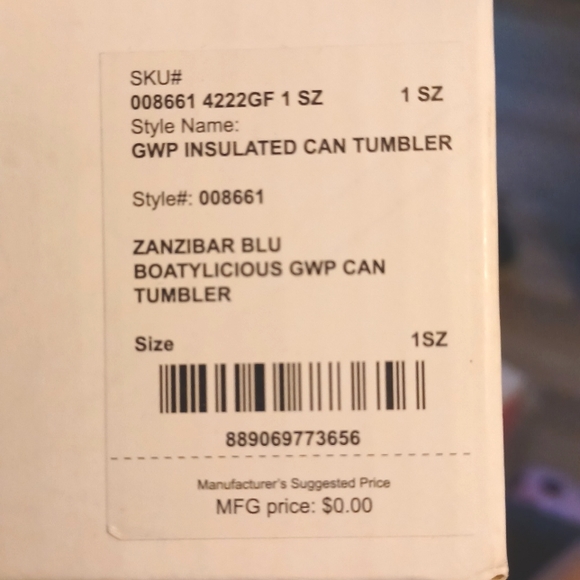 Lilly Pulitzer Insulated Boatylicious Can Tumbler - Picture 2 of 3